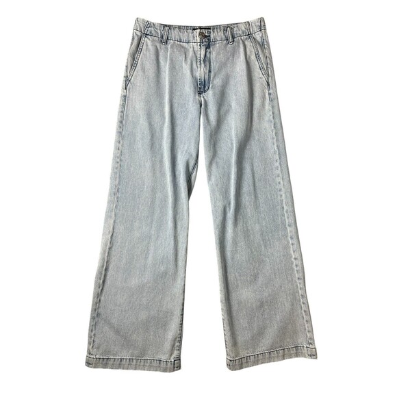 Kut from the Kloth High Waist Wide Leg Trouser Jeans Size 4 Light Wash Retro - Picture 2 of 16